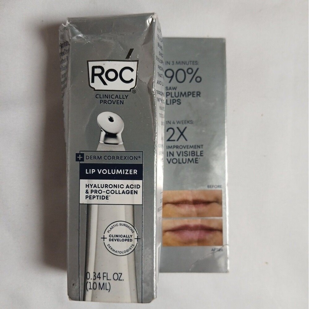 RoC Derm Correxion Lip Volumizer-Lip Plumper Peptide Hyaluronic Acid & Vitamin E